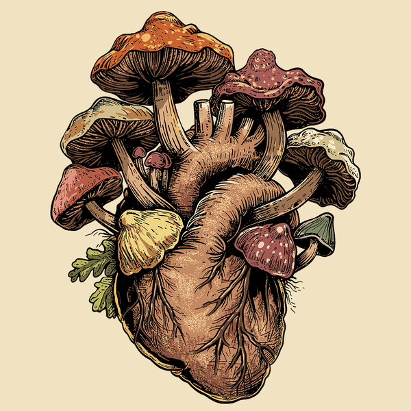 Mushroom Heart - GoshWow