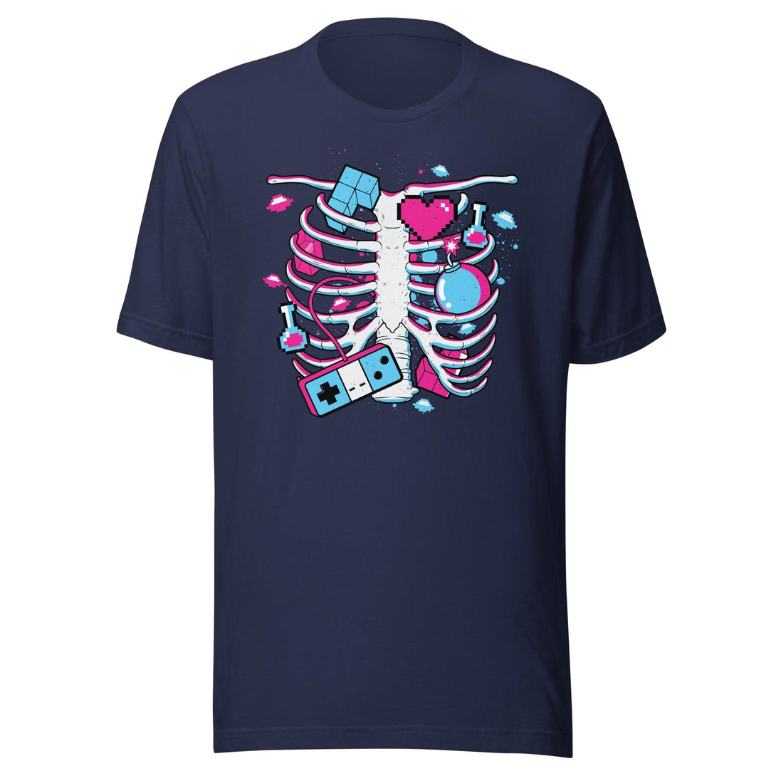 8 - Bit Ribcage T-shirt - GoshWow