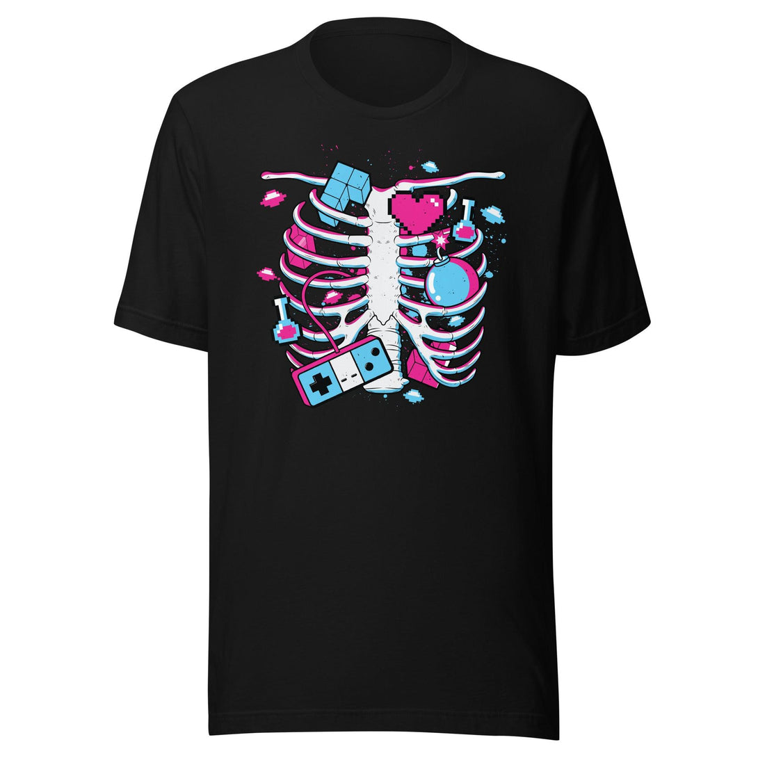 8 - Bit Ribcage T-shirt - GoshWow