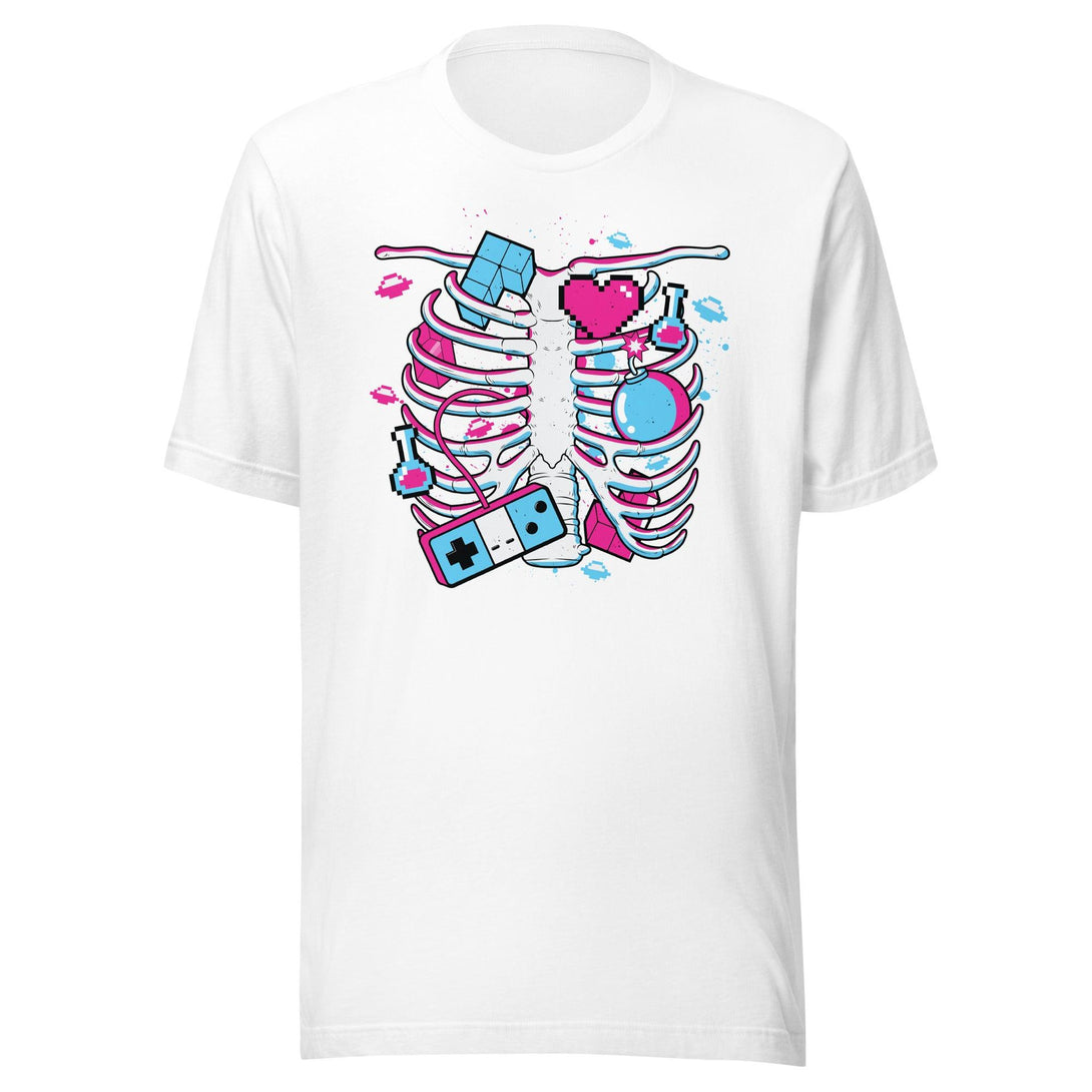 8 - Bit Ribcage T-shirt - GoshWow