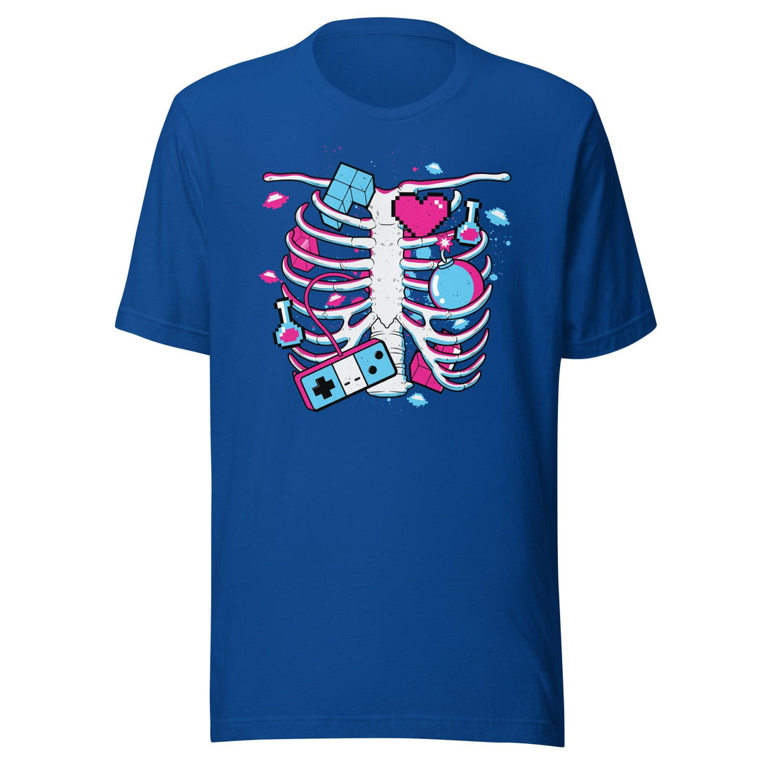 8 - Bit Ribcage T-shirt - GoshWow