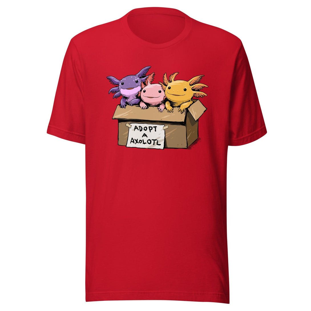 Adopt a Axolotl T-shirt - GoshWow