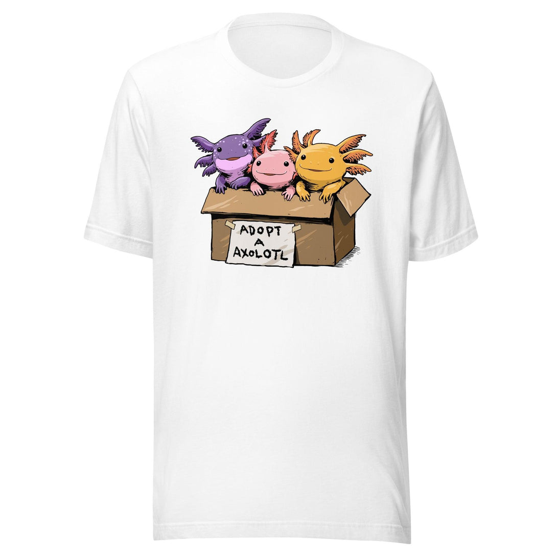 Adopt a Axolotl T-shirt - GoshWow