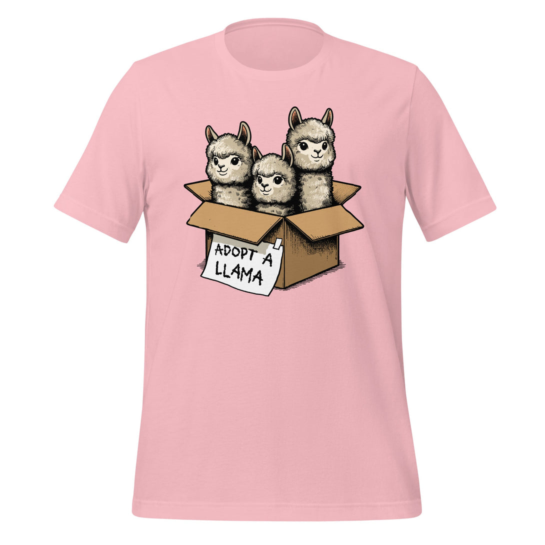 Adopt a Llama T-shirt - GoshWow