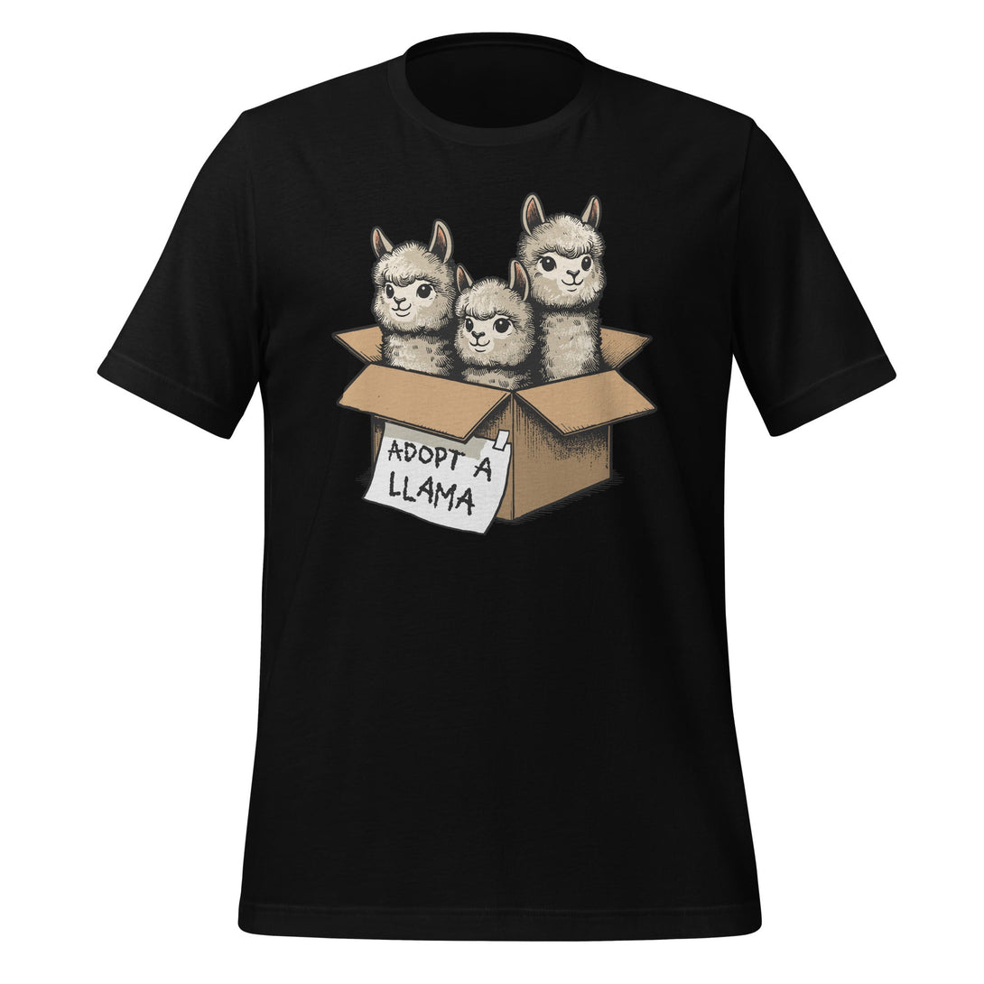 Adopt a Llama T-shirt - GoshWow