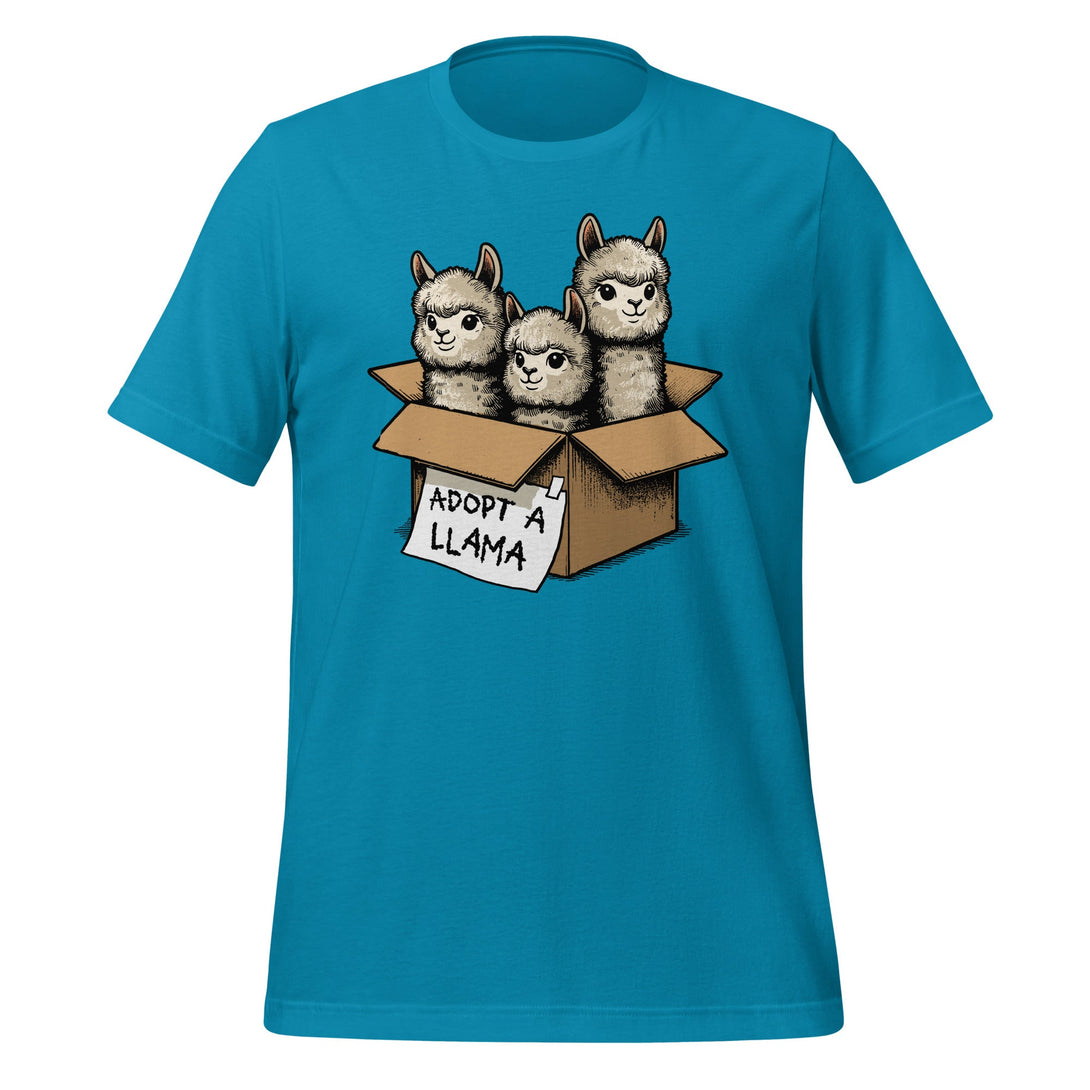 Adopt a Llama T-shirt - GoshWow