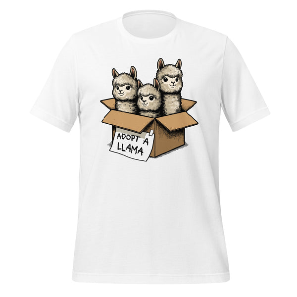 Adopt a Llama T-shirt - GoshWow