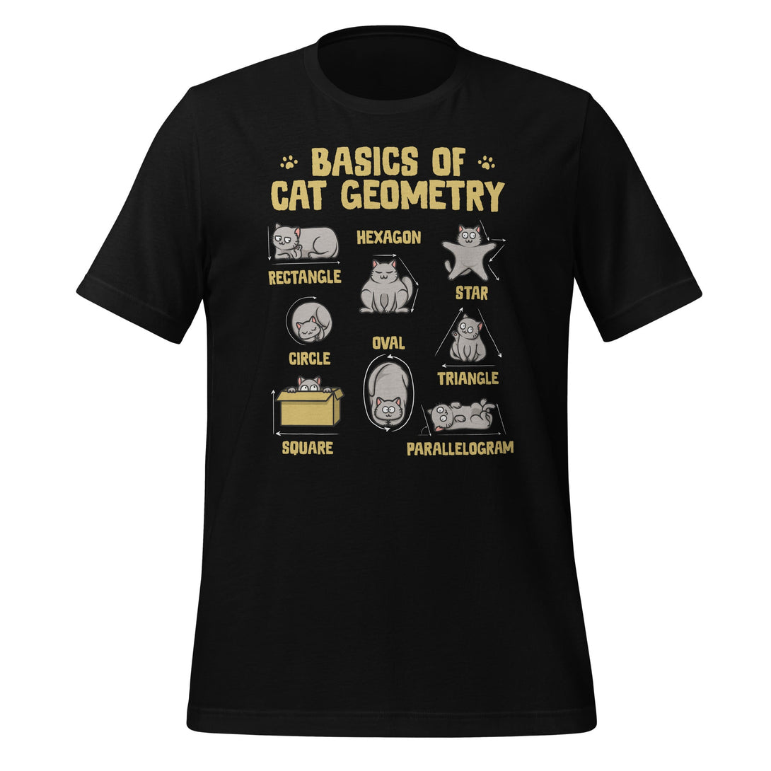 Basics of Cat Geometry T-shirt - GoshWow