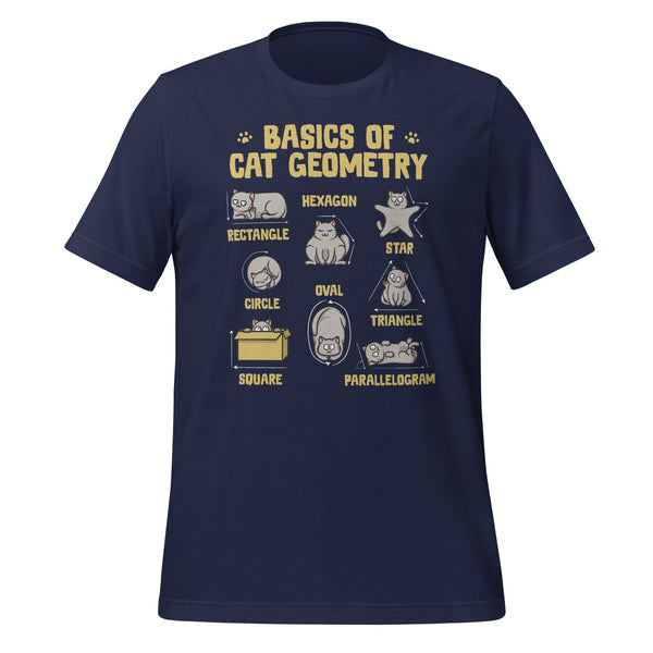 Basics of Cat Geometry T-shirt - GoshWow