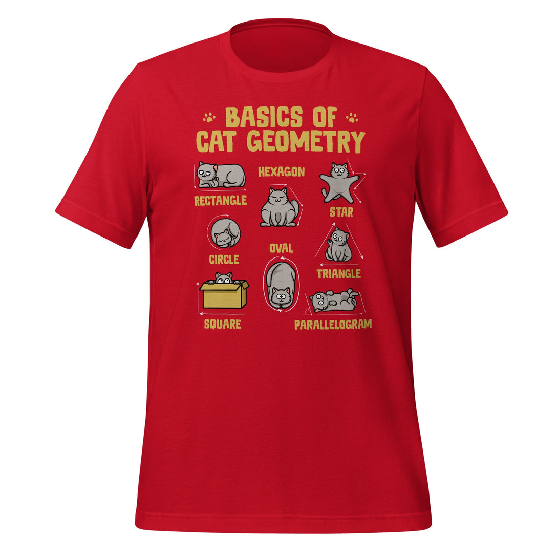 Basics of Cat Geometry T-shirt - GoshWow