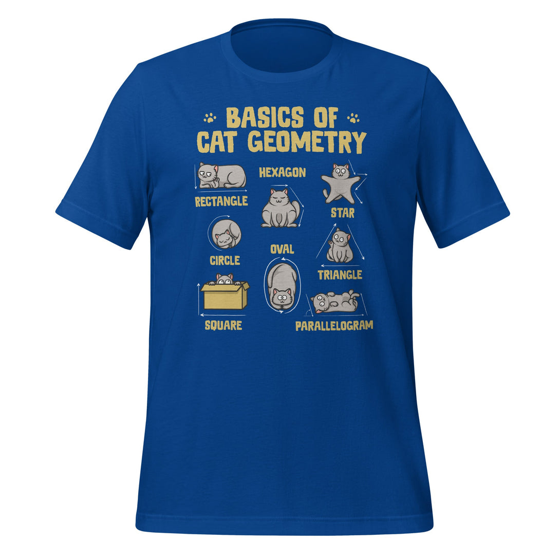 Basics of Cat Geometry T-shirt - GoshWow