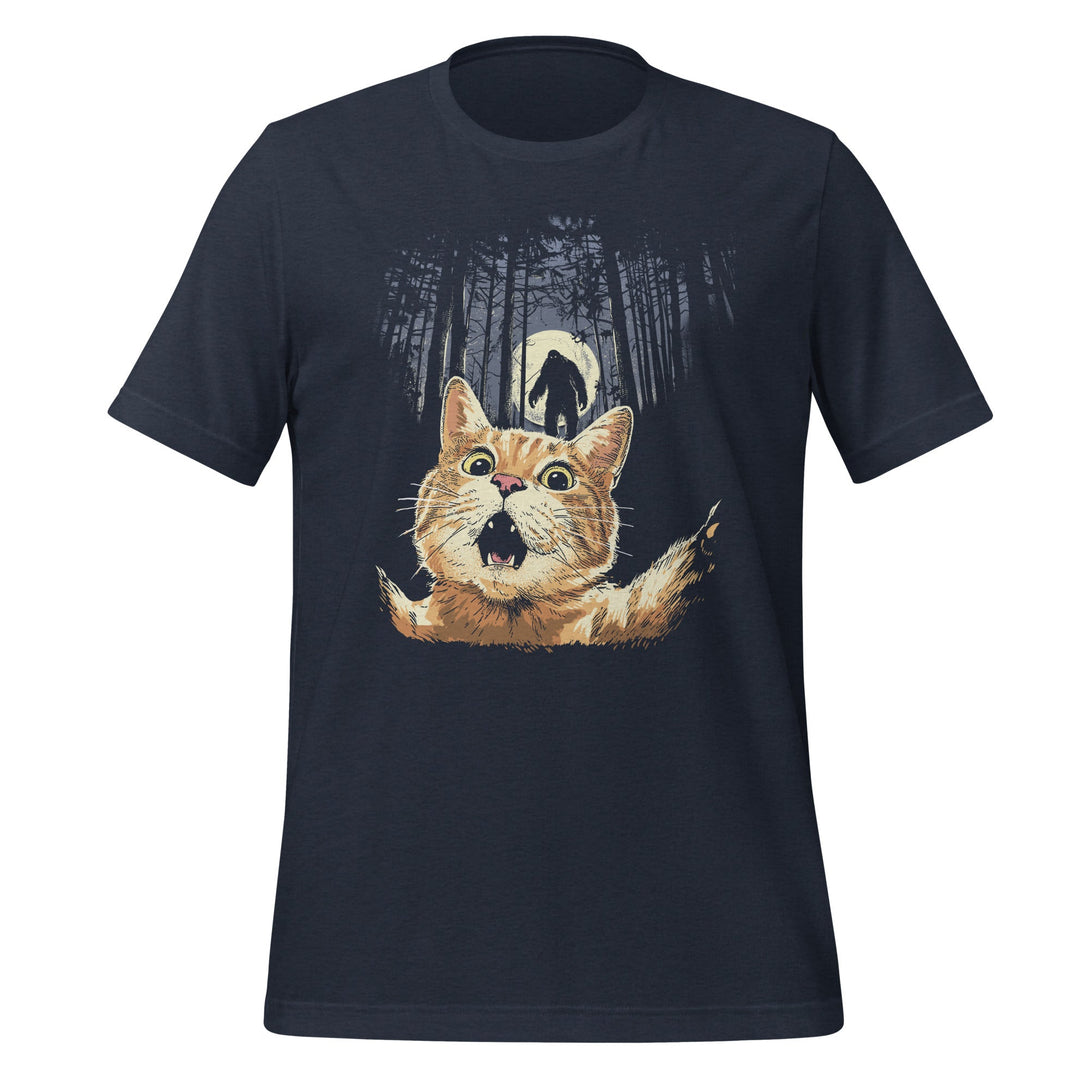 Cat Selfie of Bigfoot T-shirt - GoshWow