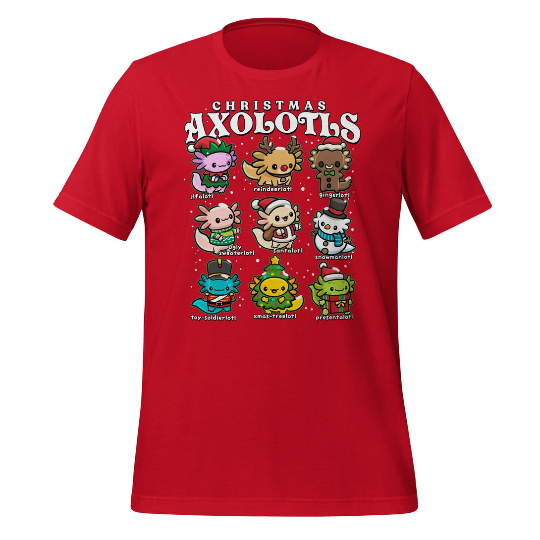 Christmas Axolotls T-shirt - GoshWow