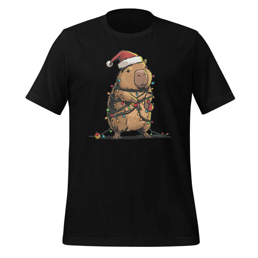 Christmas Capybara T-shirt - GoshWow