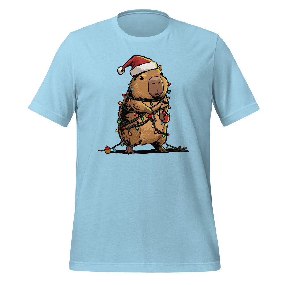 Christmas Capybara T-shirt - GoshWow