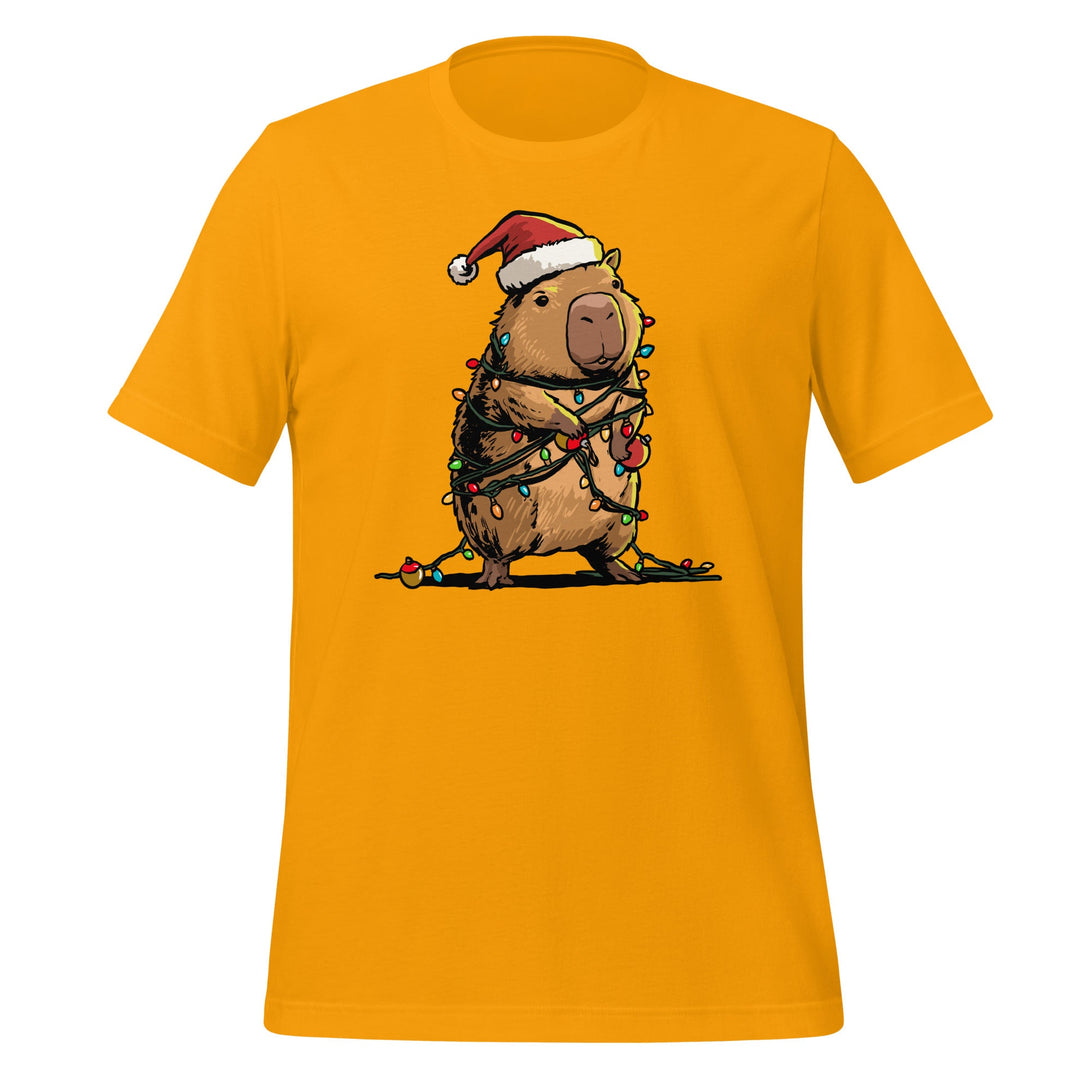 Christmas Capybara T-shirt - GoshWow