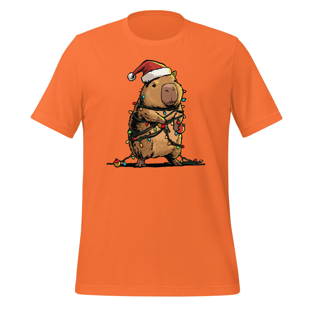 Christmas Capybara T-shirt - GoshWow