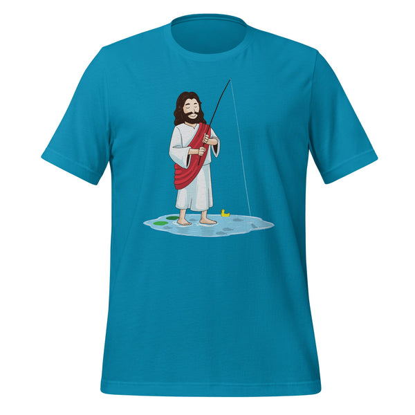 Fishing Jesus T-shirt - GoshWow