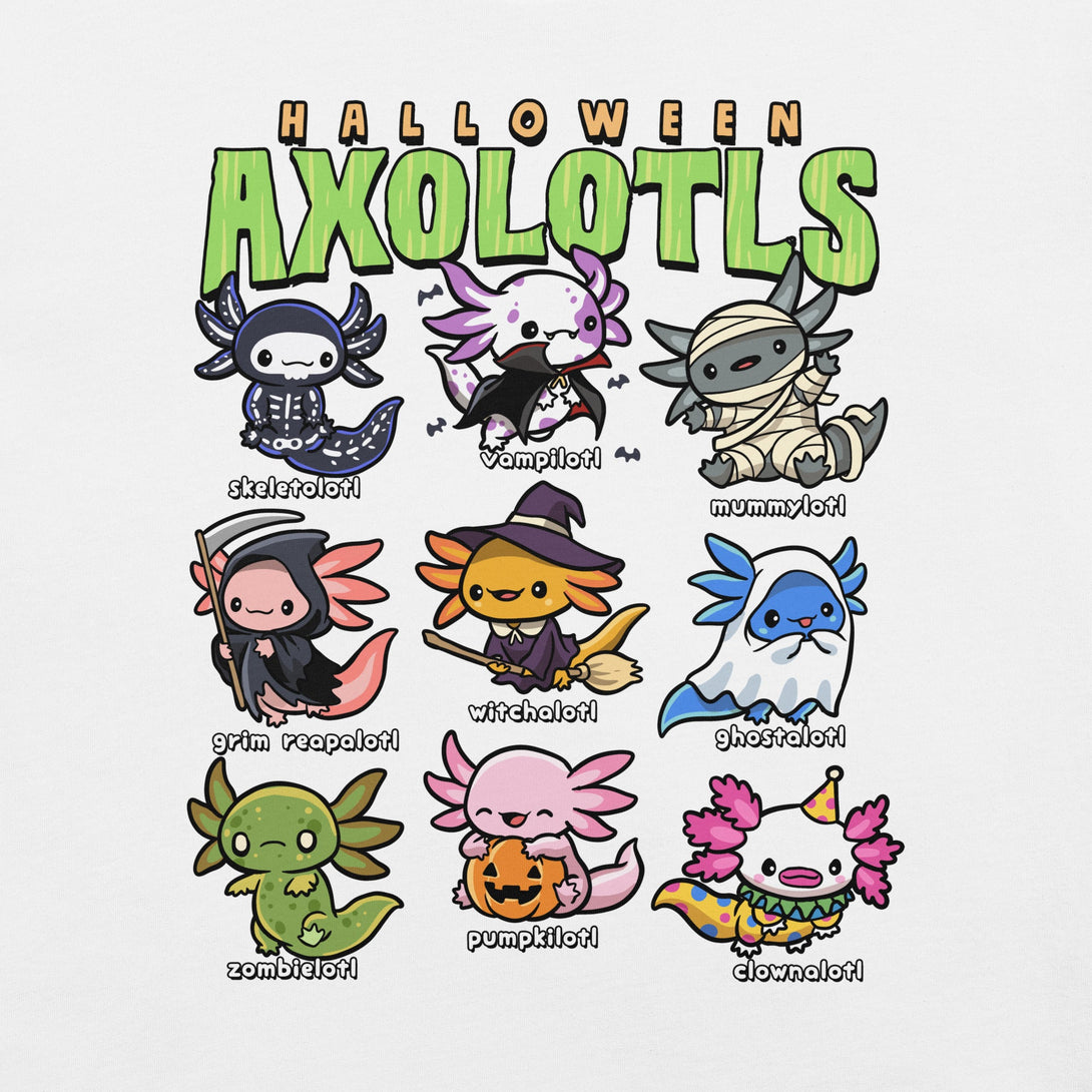 Halloween Axolotls T-shirt - GoshWow