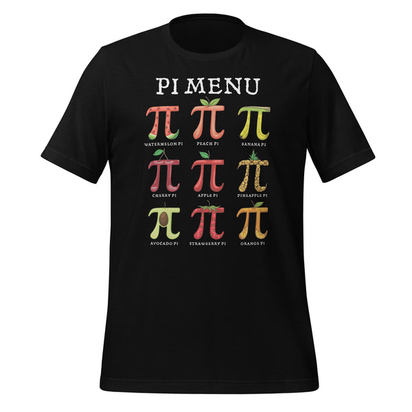 Pi Menu T-shirt - GoshWow