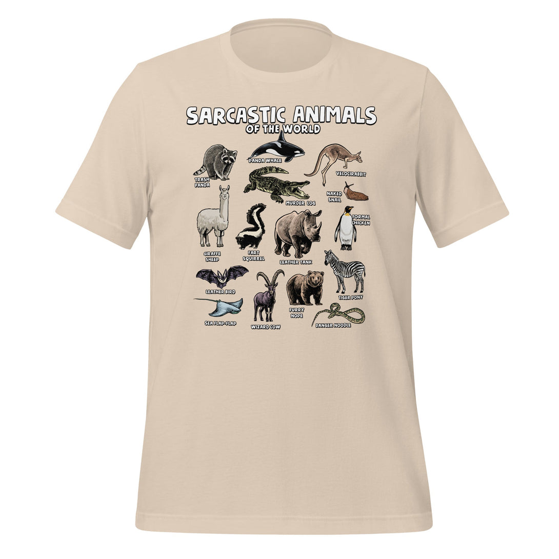 Sarcastic Animals of the World T-shirt - GoshWow