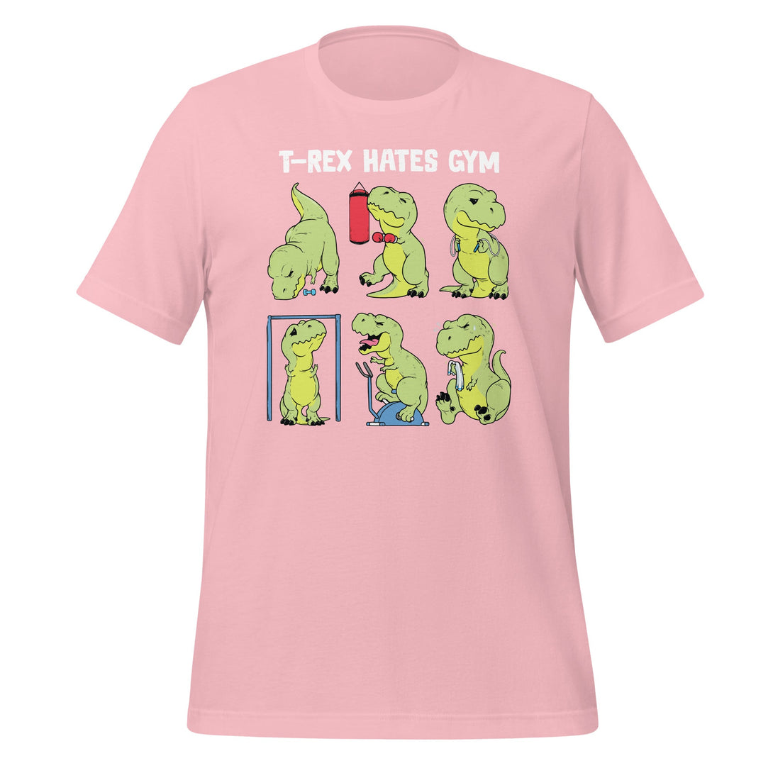 T - Rex Hates Gym T-shirt - GoshWow