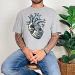 Kanagawa Wave Heart Shirt