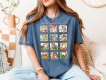 your birth month your cat shirt cute monthly kitty chart