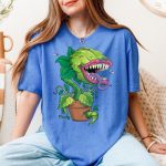 venus flytrap shirt carnivorous plant illustration pot