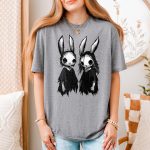 Creepy gothic bunny shirt dark rabbit horror t-shirt